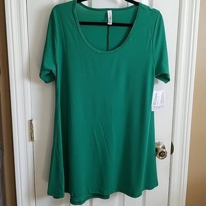 NWT Lularoe Perfect T Medium M Solid Green